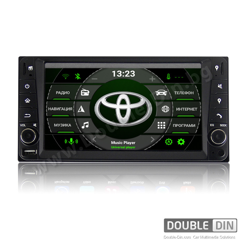 Навигация / Мултимедия с Android 10 за Toyota Corolla, Hilux, RAV4 и други DD-7012