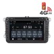 Навигация / Мултимедия с Android 6.0 или 10 и 4G/LTE за VW Golf, Passat, Tiguan, Touran, EOS, Caddy, Jetta и други DD-K7241