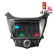 Навигация / Мултимедия с Android 6.0 или 10 и 4G/LTE за Hyundai Elantra 2013 DD-K7259