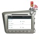 Навигация / Мултимедия с Android 6.0 или 10 и 4G/LTE за Honda Civic 2012 DD-K7315