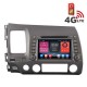 Навигация / Мултимедия с Android 6.0 или 10 и 4G/LTE за Honda Civic DD-K7313