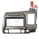 Навигация / Мултимедия с Android 6.0 или 10 и 4G/LTE за Honda Civic DD-K7307